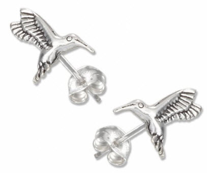 Mini Hummingbird Earrings